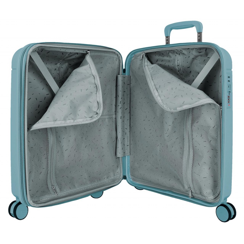 Cestovný kufor Movom New Trendy Turquesa 55×40×20 cm | Kabínový kufor 44L