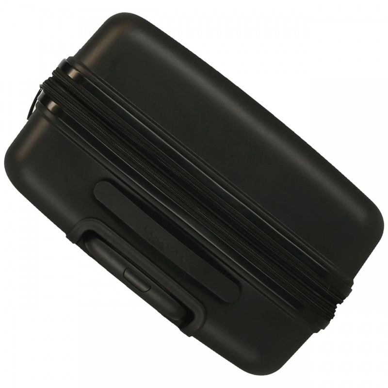 Stredný kufor Movom New Trendy čierny – odolný, ľahký, rozšíriteľný 72 L | Cestovná batožina Movom