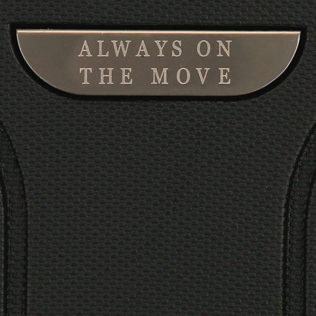 Střední kufr Movem New Trendy černý – odolný, lehký, rozšiřitelný 72 L | Cestovní zavazadla Movem