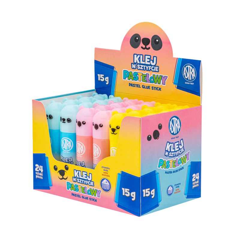 Lepicí tyčinka Astra Zvířátka Pastel 15 g – mix barev