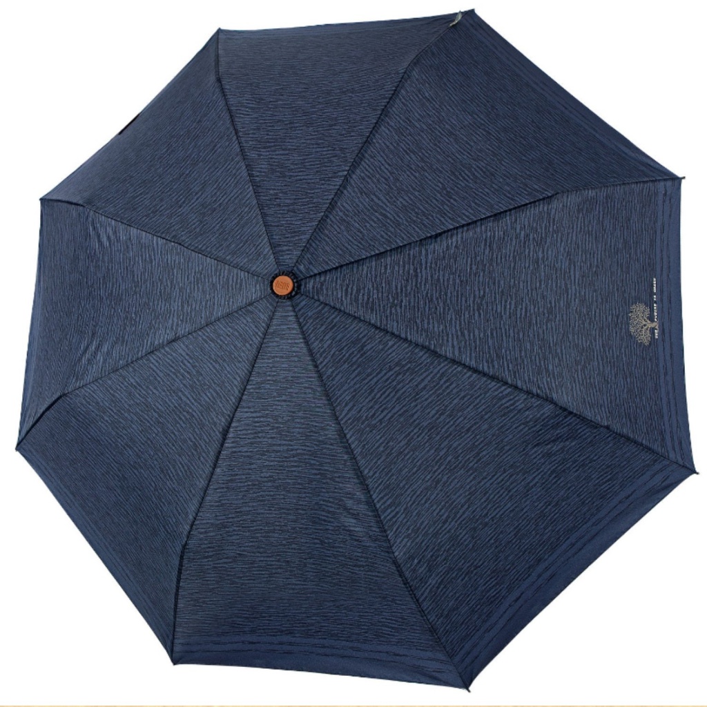 Automatický skladací dáždnik Perletti Green Rigato Blue – antivetrovy, ekologický | ZdenkaTri.sk