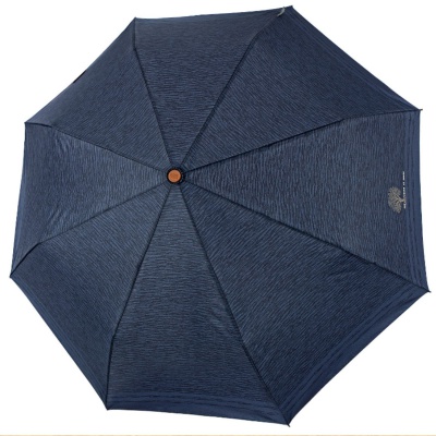 Automatický skladací dáždnik Perletti Green Rigato Verde – vetruodolný, R-PET