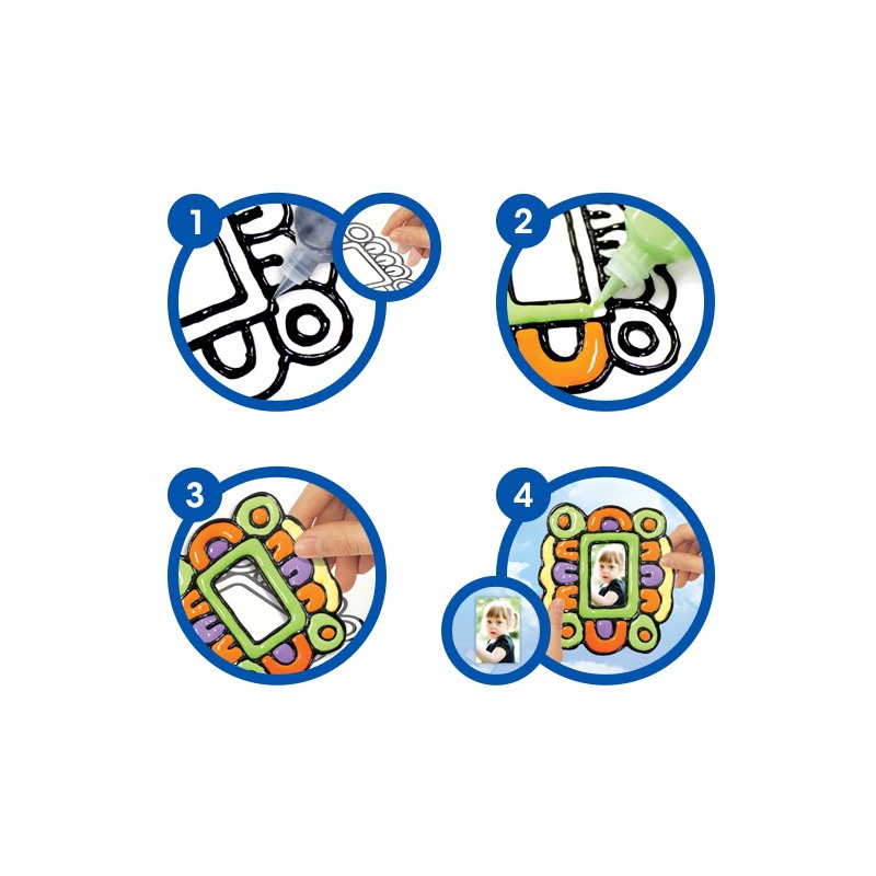 Slupovací barvy na sklo AMOS - sada 9 ks | Skvělé na okna, zrcadla a dekorace