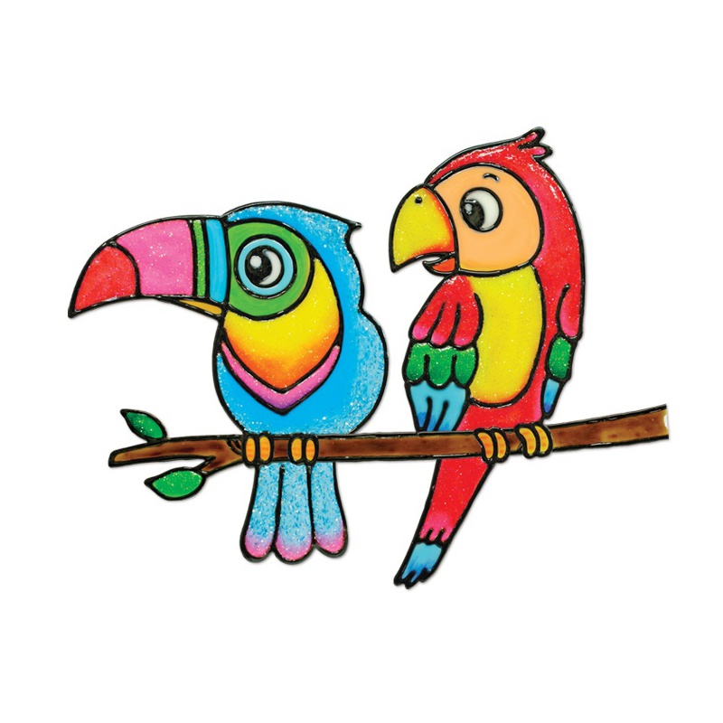 Zlupovacie farby na sklo AMOS – sada 9 ks | Skvelé na okná, zrkadlá a dekorácie