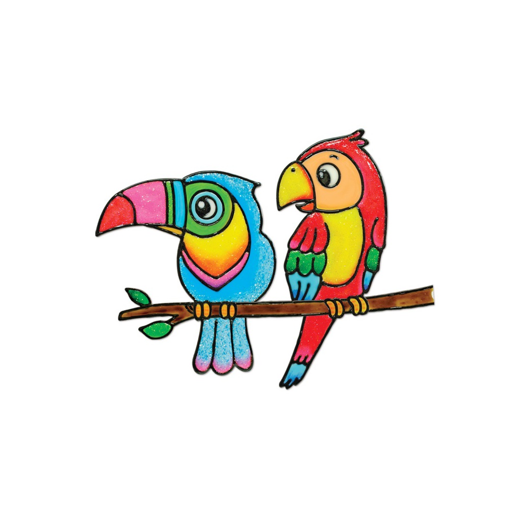 Zlupovacie farby na sklo AMOS – sada 9 ks | Skvelé na okná, zrkadlá a dekorácie