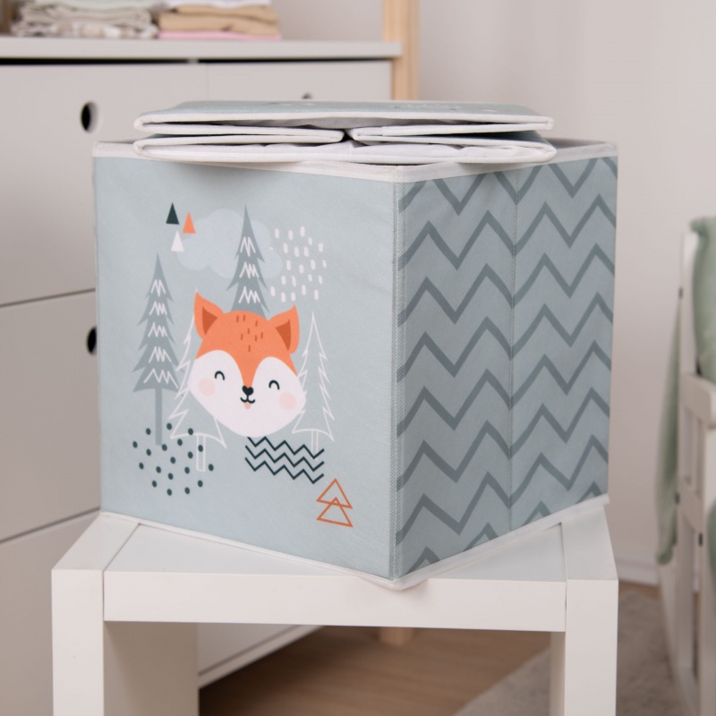 abybest® úložný box Nordic Forest 30×30×30 cm