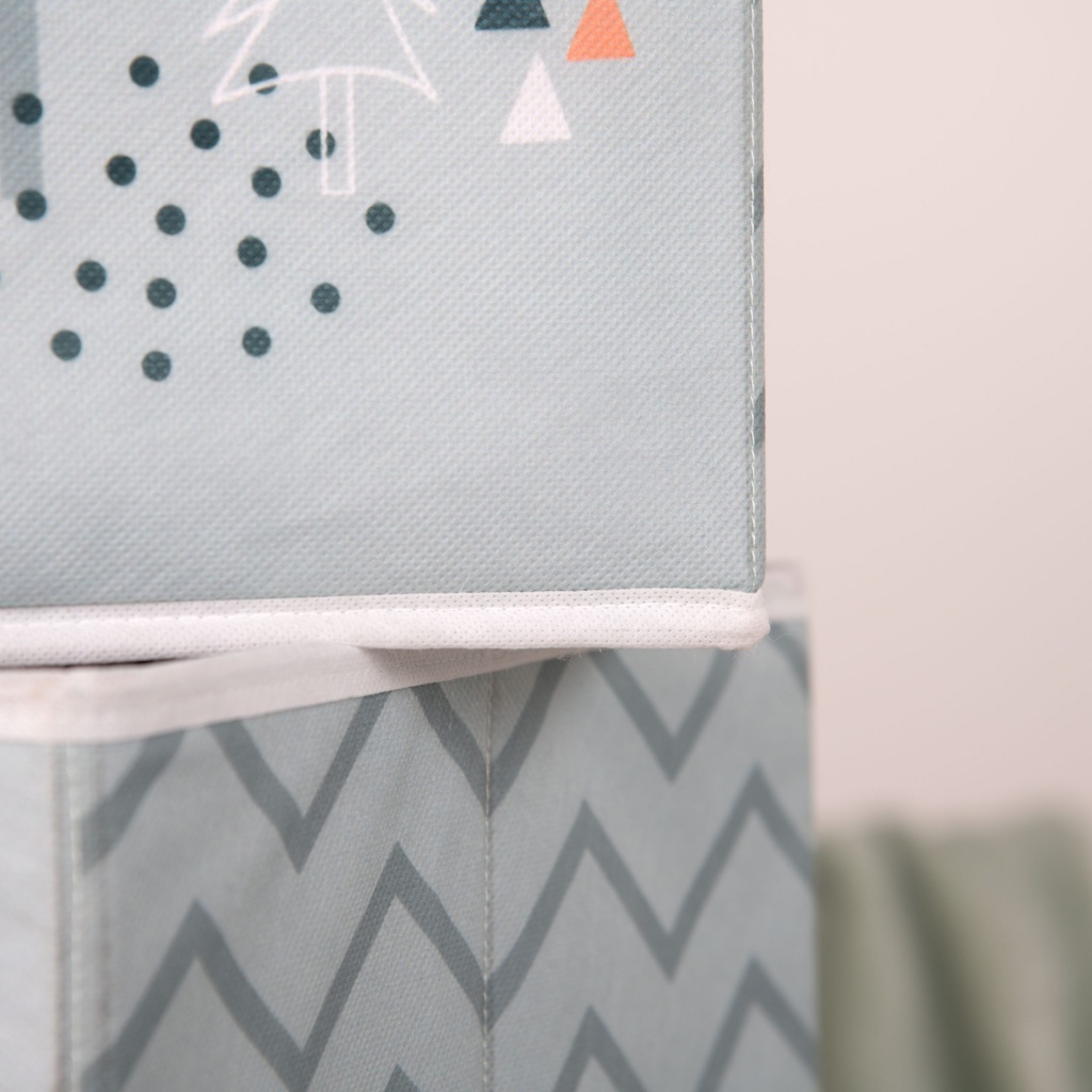 abybest® úložný box Nordic Forest 30×30×30 cm