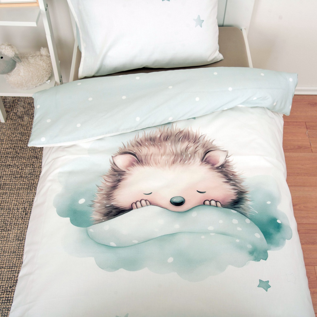 Detské obliečky Herding Malý ježko | 100×135 cm | Bavlna