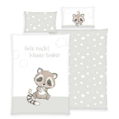 Detské bavlnené obliečky babybest® Malý lúpežník – 100×135 + 40×60 cm
