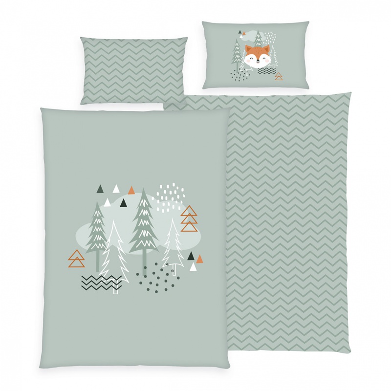 Dětské povlečení Nordic Forest babybest® 100×135 – Renforcé