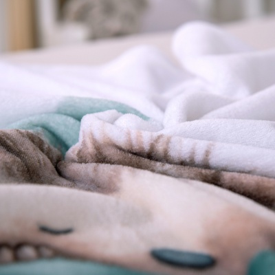 Baby supersoft deka Herding „Malý ježko“ 75×100 cm – mäkká a hrejivá detská deka