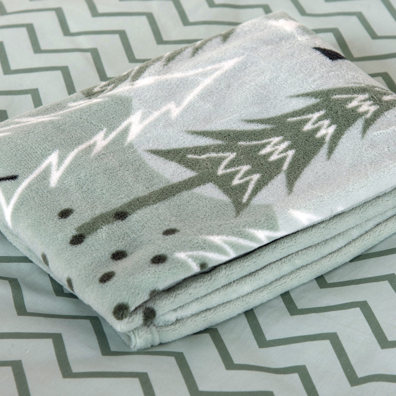 Baby supersoft deka „Nordic Forest“ 75×100 cm – měkká a hřejivá deka pro miminka | babybest®