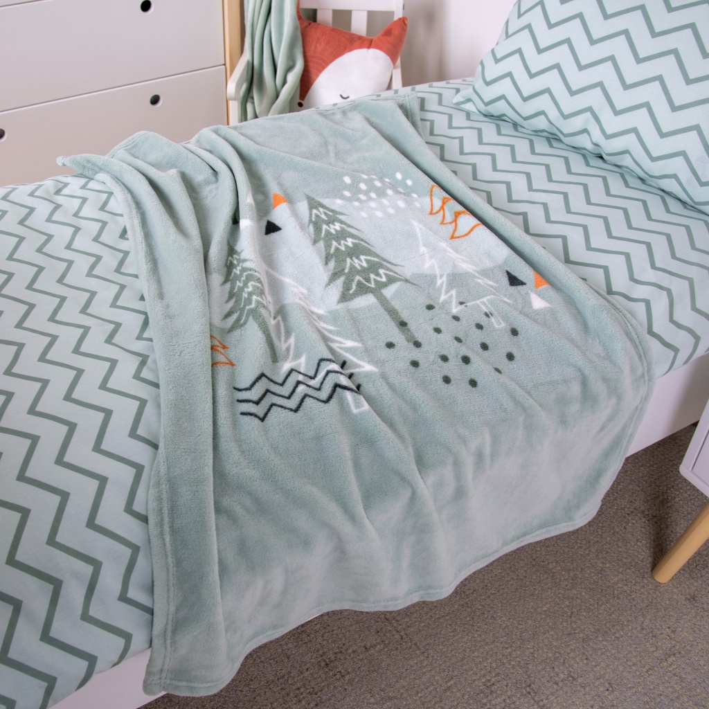 Baby supersoft deka „Nordic Forest“ 75×100 cm – měkká a hřejivá deka pro miminka | babybest®