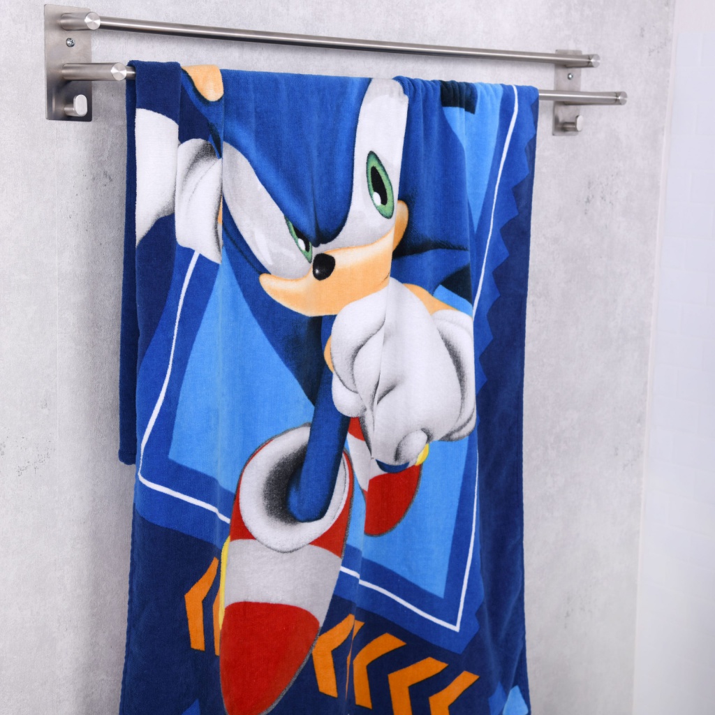 Bavlněná osuška Sonic 75×150 cm – licencované dětské ručníky Herding