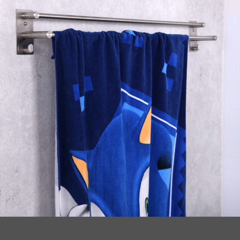 Bavlněná osuška Sonic 75×150 cm – licencované dětské ručníky Herding