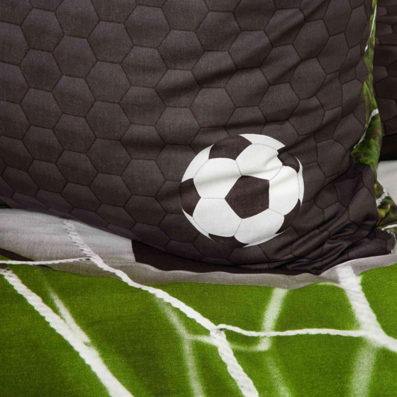 Bavlněné povlečení Herding Fotbal 140×200 + 70×90 – oboustranné, 100% bavlna