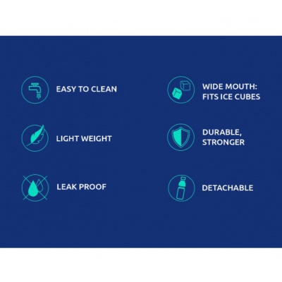 Quokka Ice, Plastová láhev Birds, 720ml, 06989