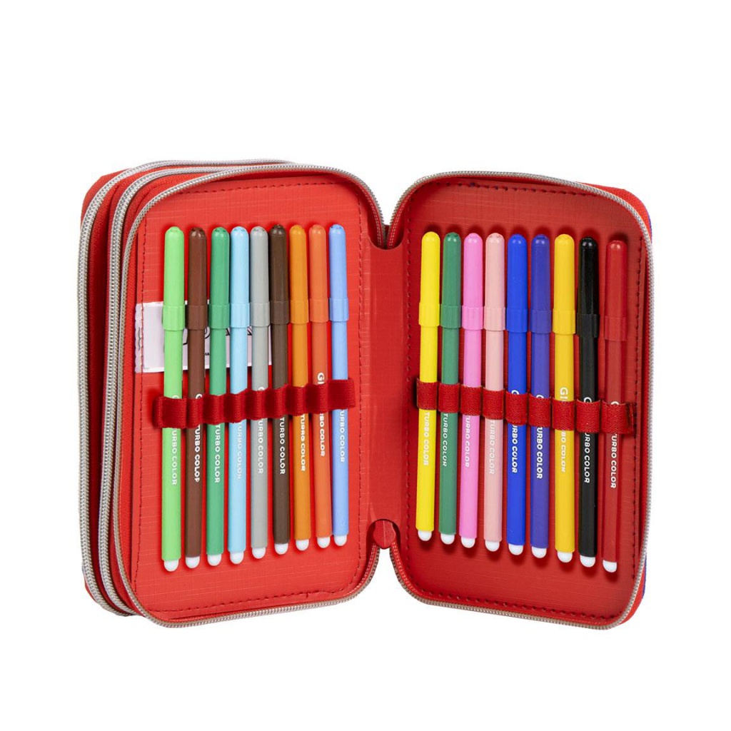 Trojposchodový peračník Spiderman s náplňou GIOTTO