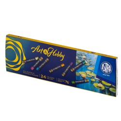 Olejové pastely Art&Hobby Astra 24 ks – syté barvy