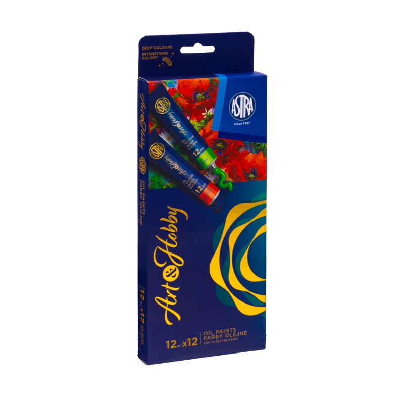 Olejové farby Art&Hobby 12 × 12 ml | Sada pre umelcov