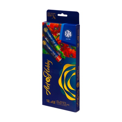 Sada olejových barev Art&Hobby nabízí syté, intenzivní barvy s krémovou konzistencí pro plynulé nanášení. Je ideální pro štu