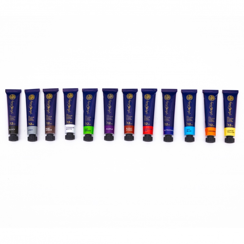 Olejové farby Art&Hobby 12 × 12 ml | Sada pre umelcov