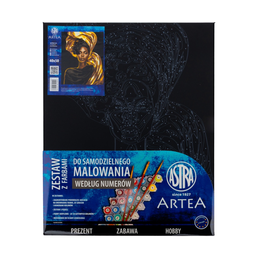 Maľovanie podľa čísel Zlatá elegancia čierne plátno Art&Hobby 40×50 cm