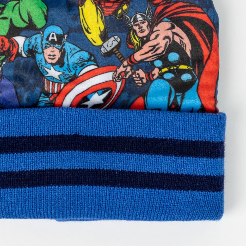 Zimný set Avengers pre deti | Čiapka, snood a rukavice