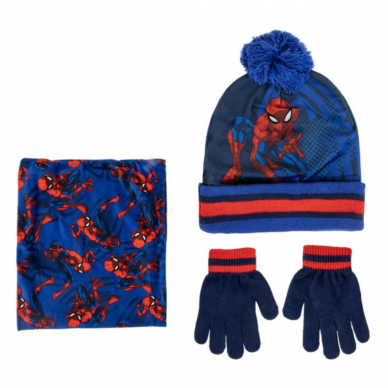 Zimný set Spider-Man pre deti | Čiapka, snood a rukavice