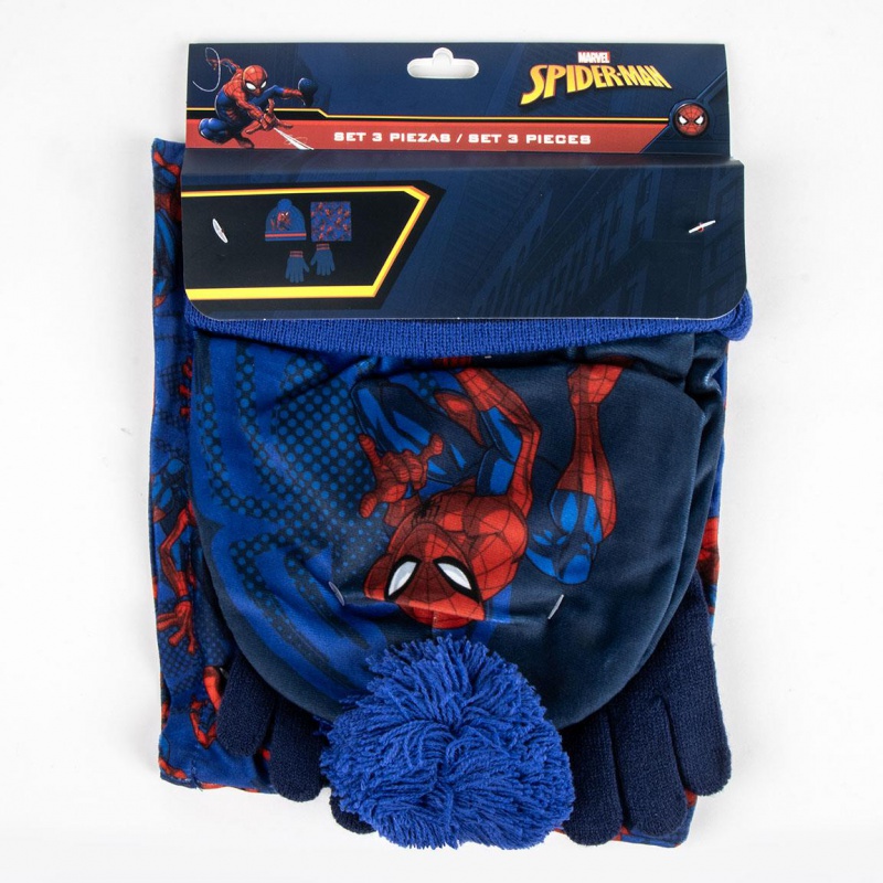 Zimný set Spider-Man pre deti | Čiapka, snood a rukavice