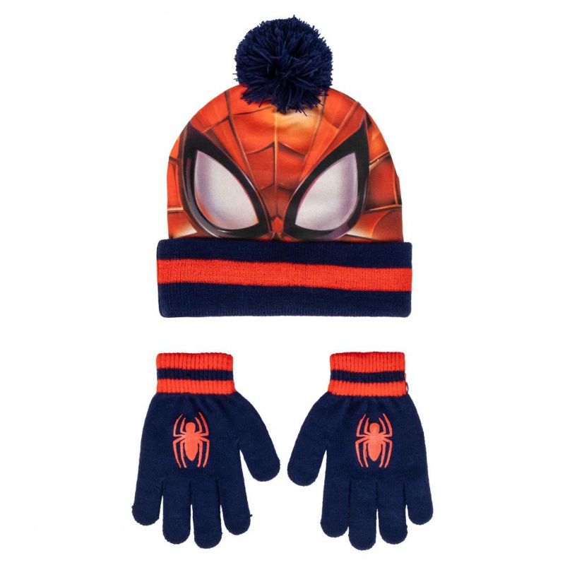 Zimný set Spider-Man 2 ks pre deti | Čiapka a rukavice
