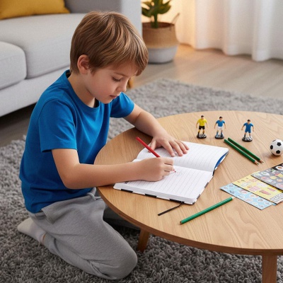 Polstrovaný sešit Real Madrid A5 – oficiální fotbalový design