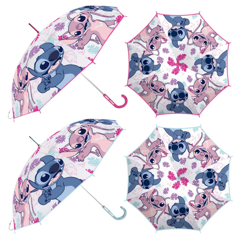 Detský transparentný dáždnik Lilo & Stitch | Disney dáždnik