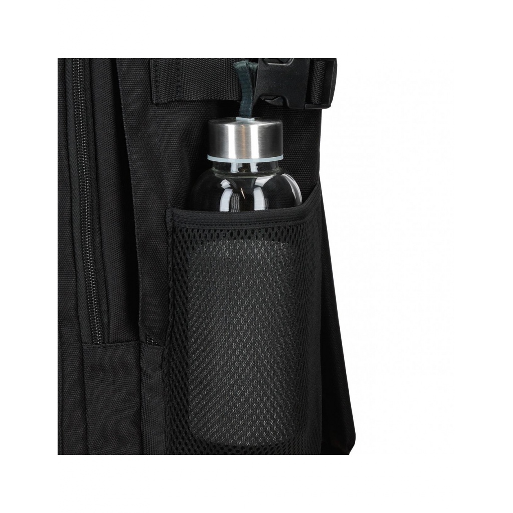 Batoh Pepe Jeans Aris Evergreen černý | Dvoukomorový cestovní batoh