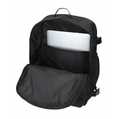 Batoh Pepe Jeans Aris Evergreen černý | Dvoukomorový cestovní batoh