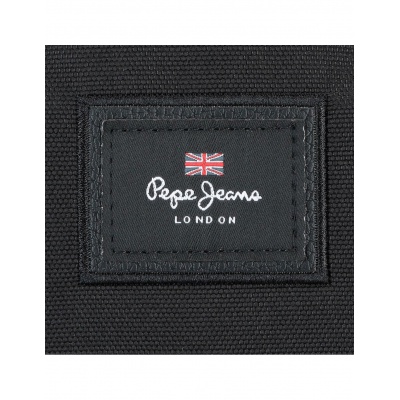 Batoh Pepe Jeans Aris Evergreen černý | Dvoukomorový cestovní batoh