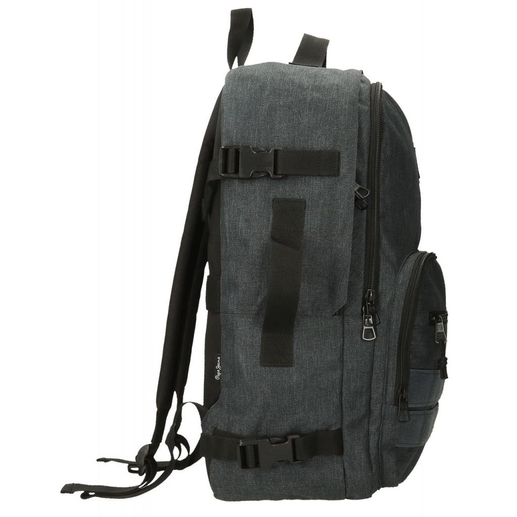 Cestovní batoh Pepe Jeans Aris Evergreen dark denim – dvoukomorový batoh na notebook 15,6"