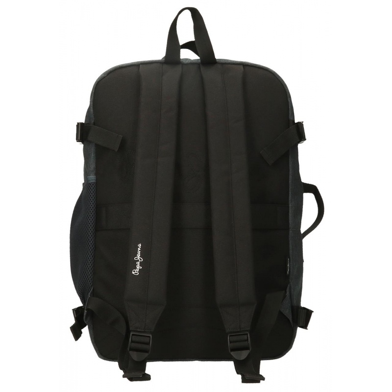 Cestovní batoh Pepe Jeans Aris Evergreen dark denim – dvoukomorový batoh na notebook 15,6"