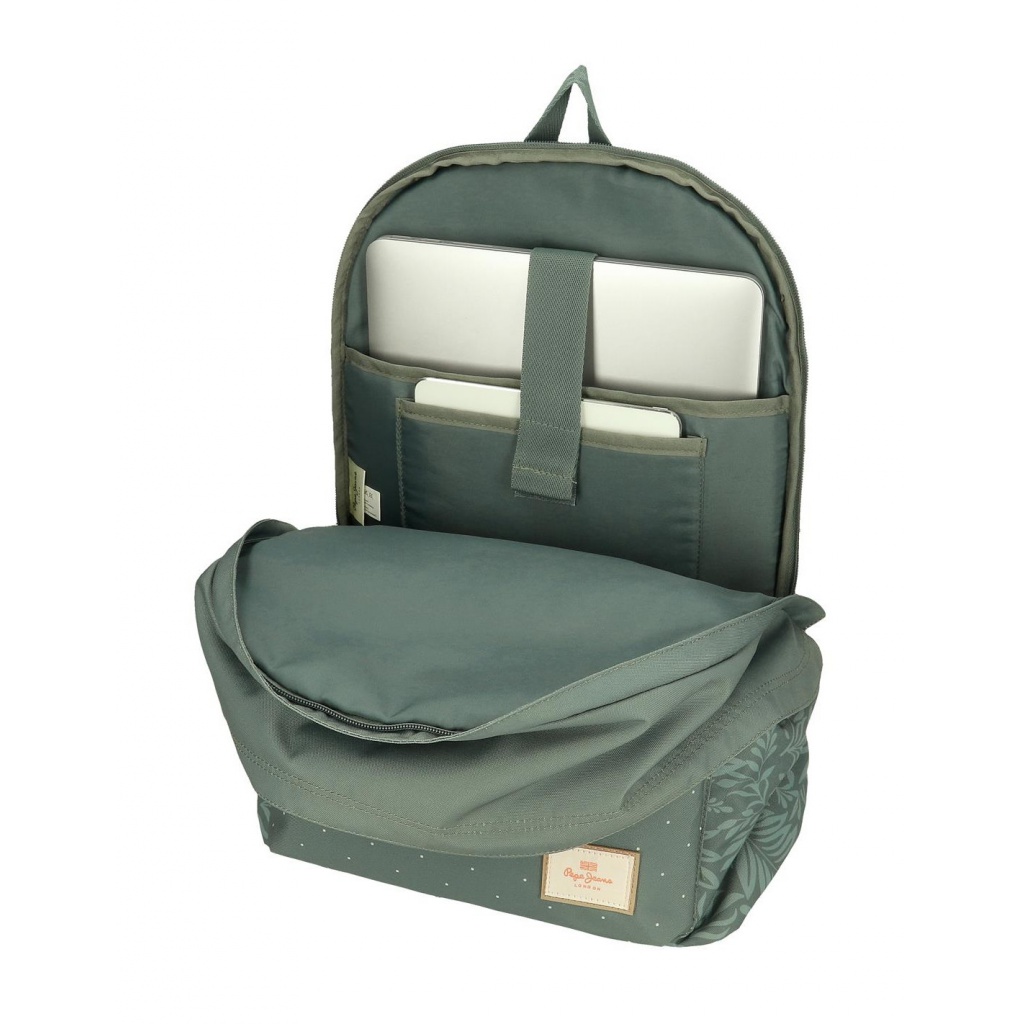 Školní batoh Pepe Jeans Coralie zelený 20,46l | ZdenkaTri.sk