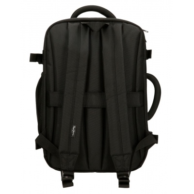 Cestovný batoh Pepe Jeans Bromley čierny | Kabínový batoh 17 l