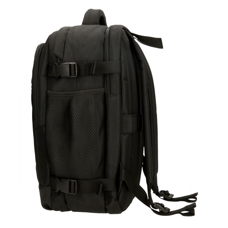 Cestovný batoh Pepe Jeans Bromley čierny | Kabínový batoh 17 l