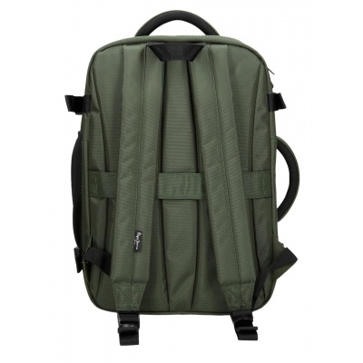 Cestovný batoh Pepe Jeans Bromley khaki | Kabínový batoh 17 l