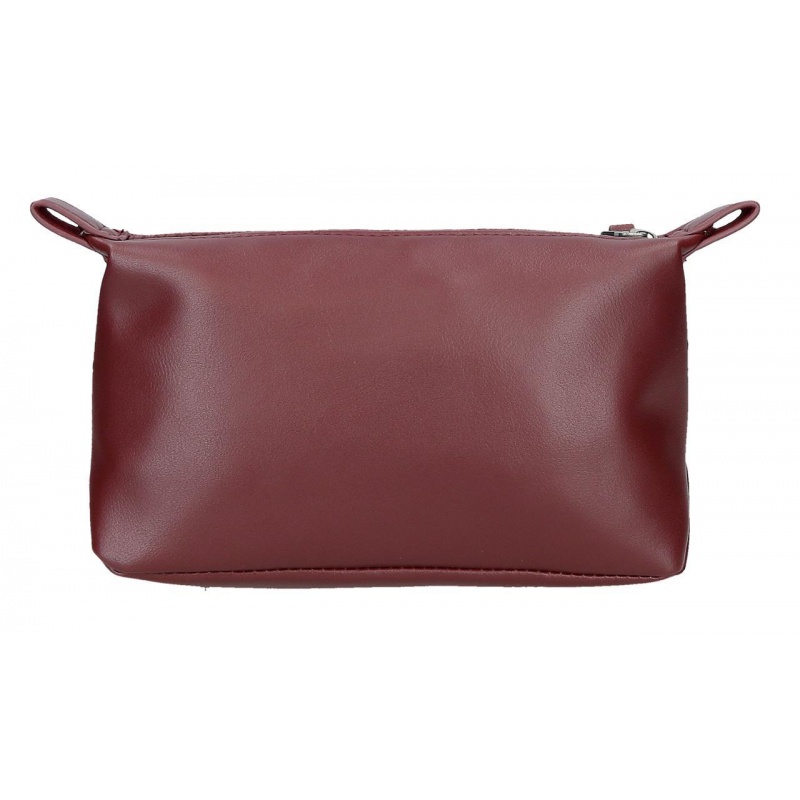 Stylový ženský neseser Pepe Jeans v elegantní bordó barvě je ideální pro každodenní používání i cestování. Díky kompaktní