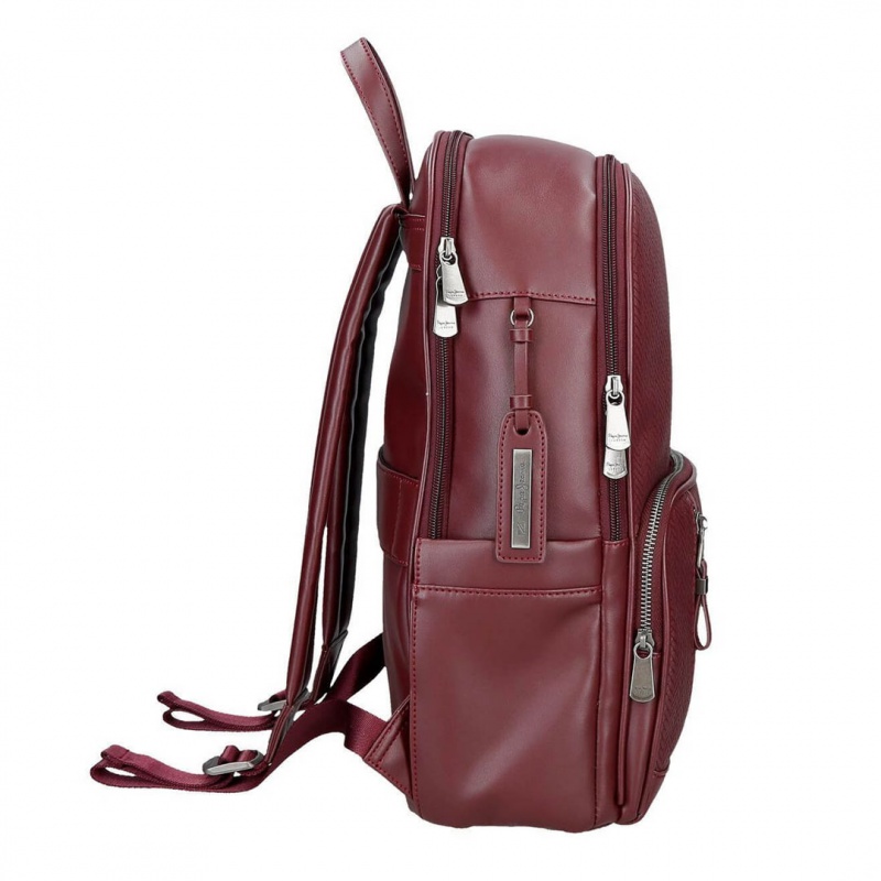 Batoh na notebook Pepe Jeans Sprig bordový | Elegantný 15"