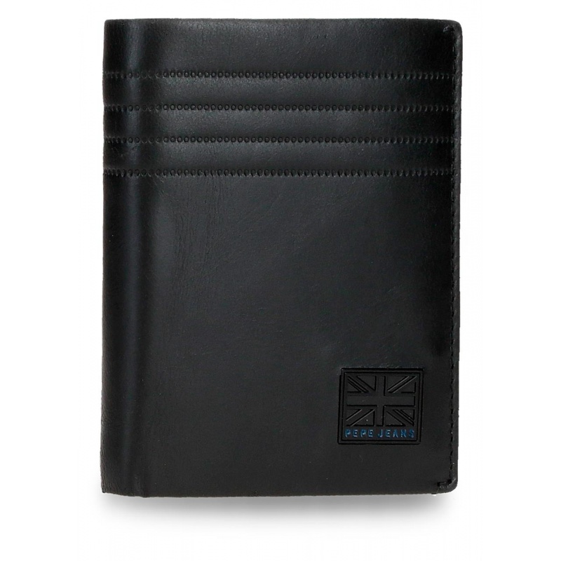 Pánská peněženka Pepe Jeans Hudson černá | Kožená RFID