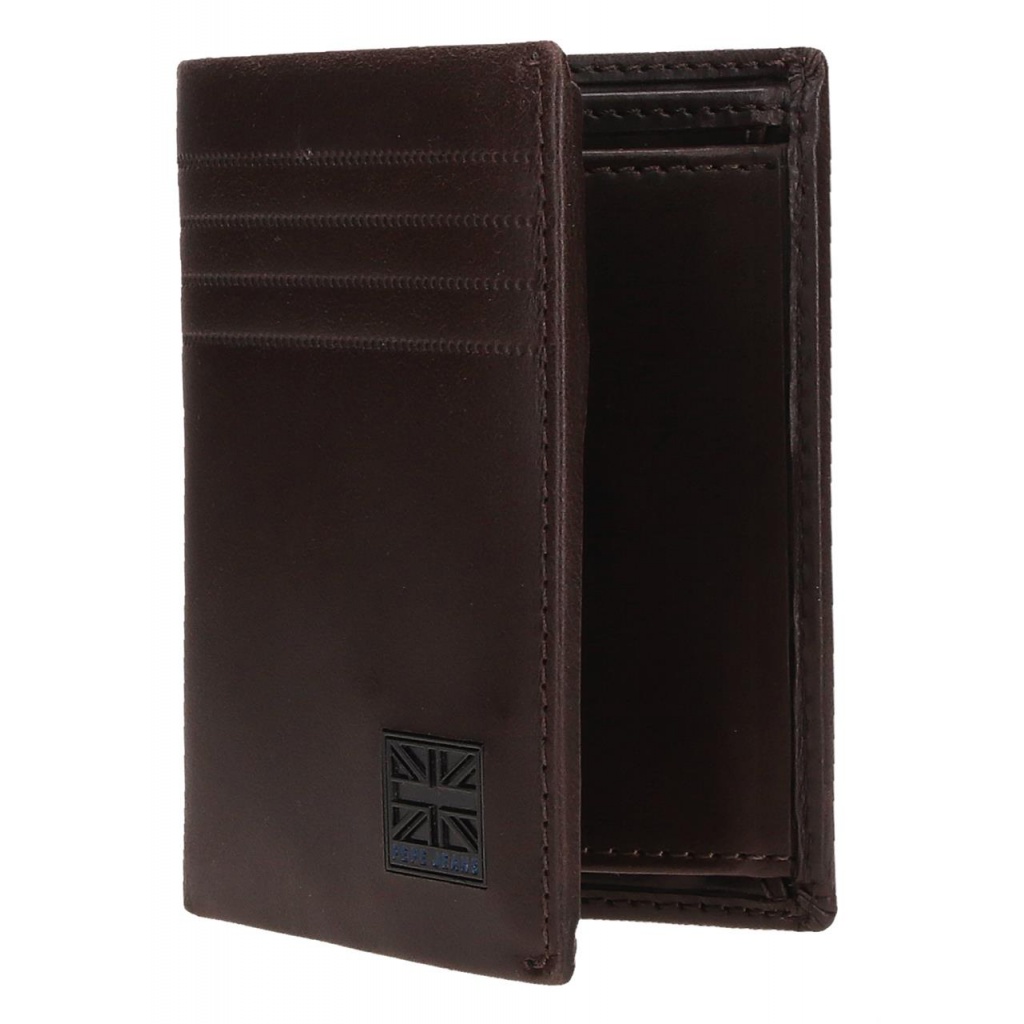 Pánska peňaženka Pepe Jeans Hudson hnedá | Kožená RFID