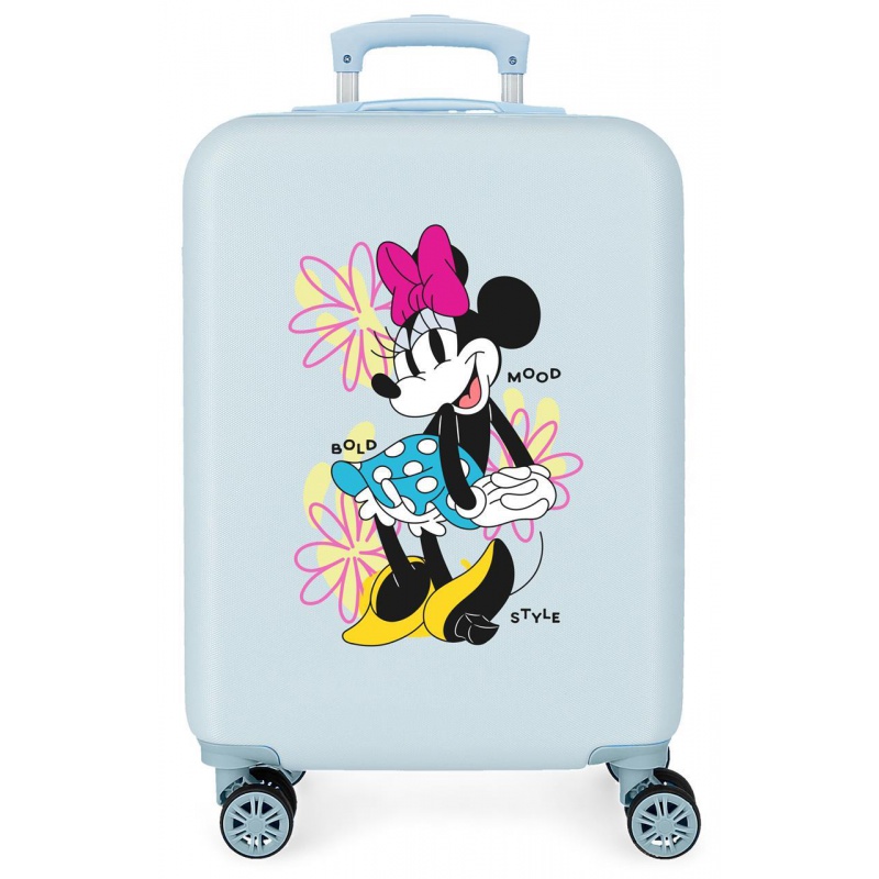 Kabínový kufor Disney Minnie Bold modrý 55 cm