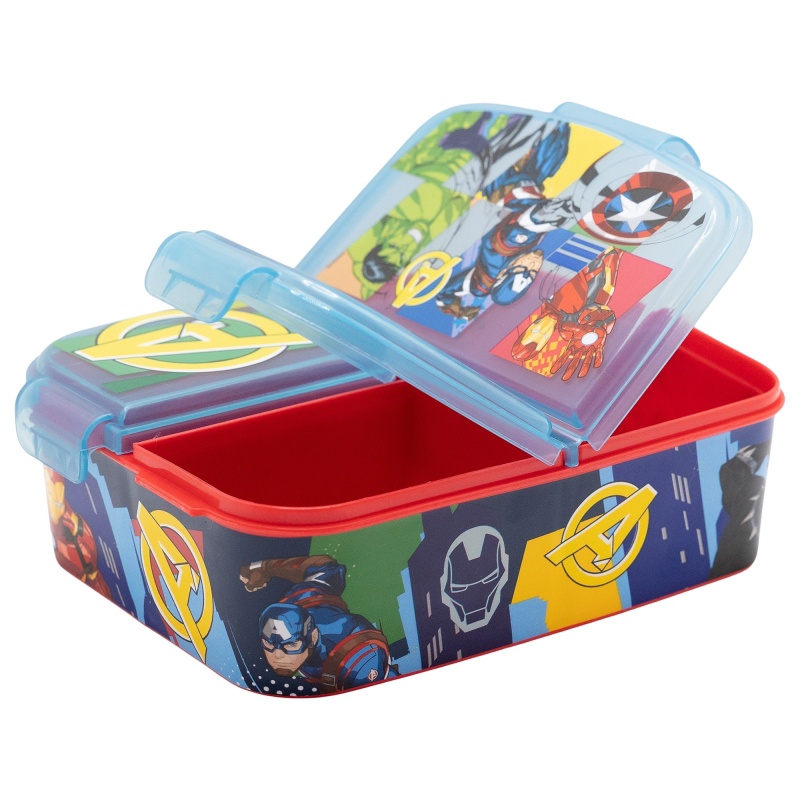 Dětská svačinová dóza Avengers Seven Wonders – 3 přihrádky