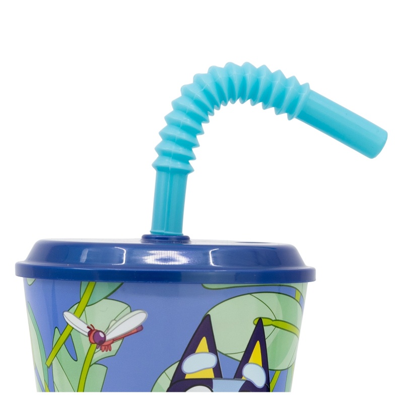 Detský pohár Bluey so slamkou Easy 430 ml | BPA free