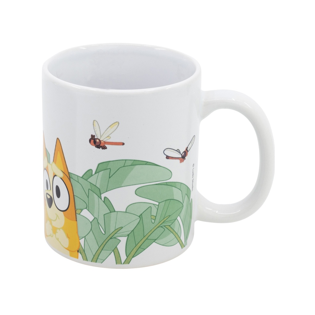 Keramický hrnek s motivem Bluey je ideální pro každodenní pití pro malé i velké fanoušky této oblíbené pohádky. Má ob